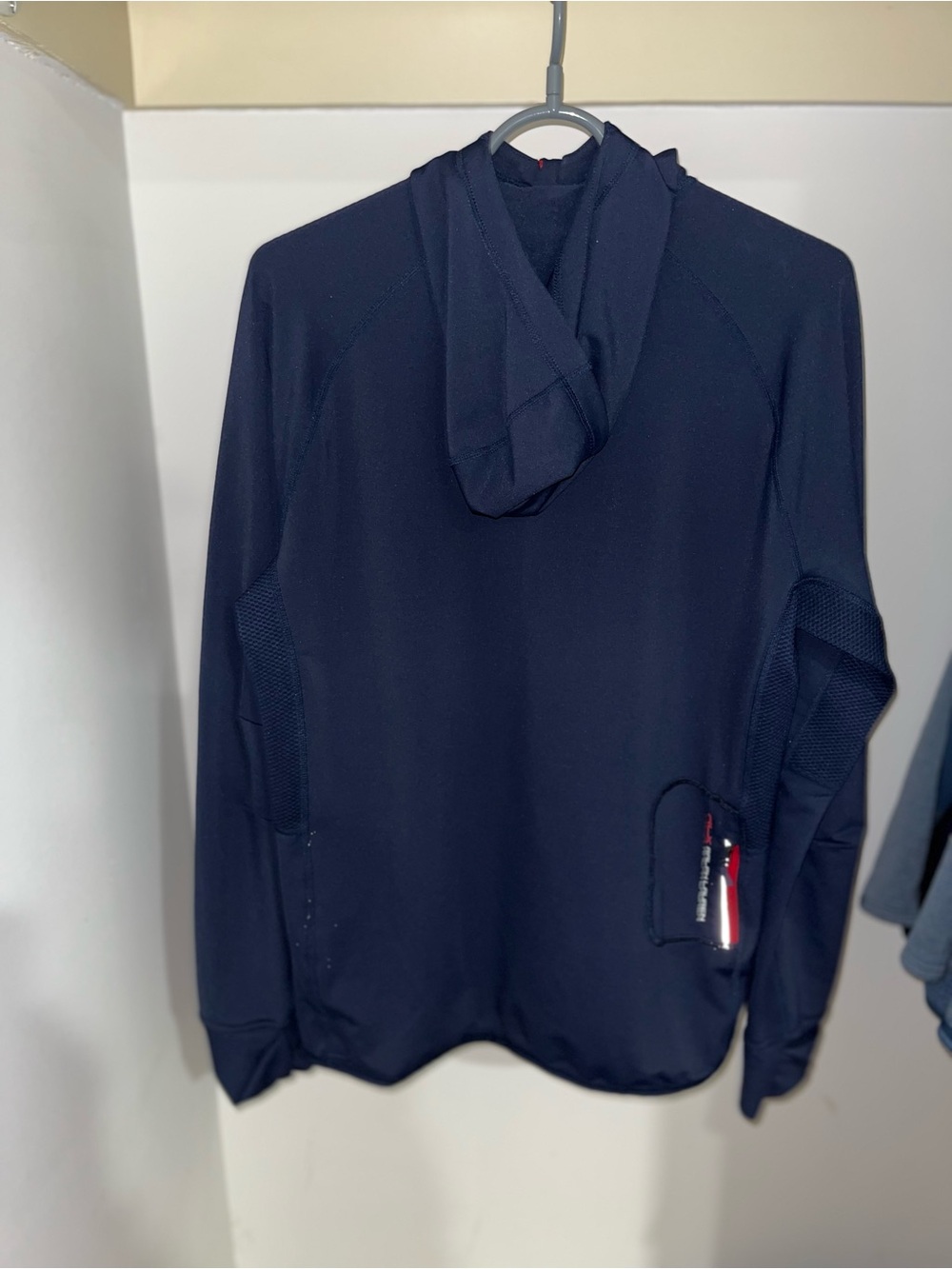 RLX Navy Quarter-Zip Performance hoodie size medium mens - Picture 2 of 2